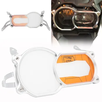 

Motorcycle Headlight Cover Protector Guard SilverAccessories Fit For BMW R1200GS LC Adventure 2013-2018 R1250GS 2018 2019 Models