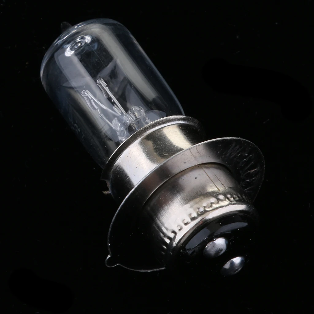 2 Pcs P15D-25-1 12V 35/35W Motorcycle White Halogen Headlight Headlamp Bulbs 2 x 0.4 Inch