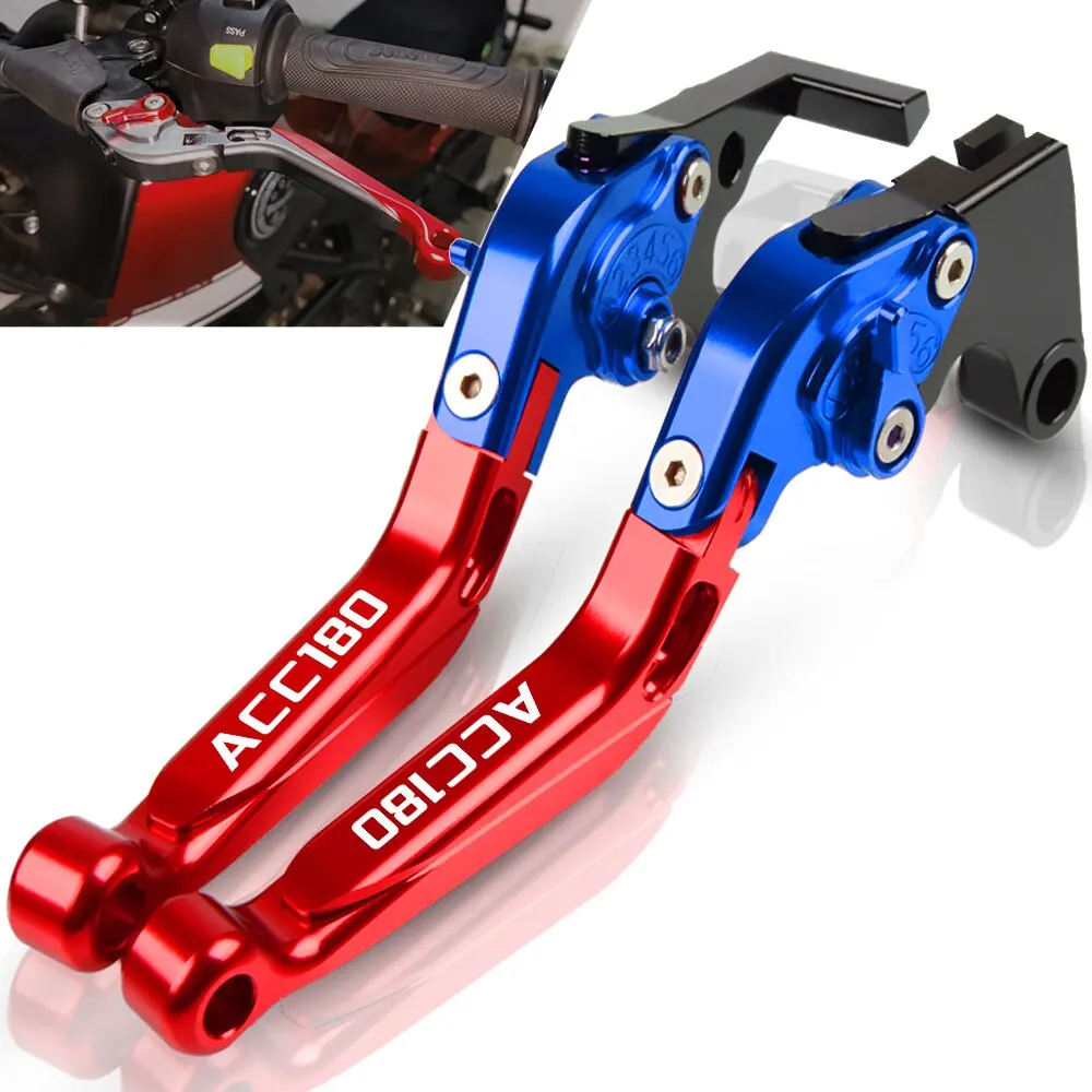 

Motorcycle Accessories Adjustable Foldable Extendable Brake Clutch Levers Handle 2020 New FOR YAMAHA ACC180 all years ACC 180