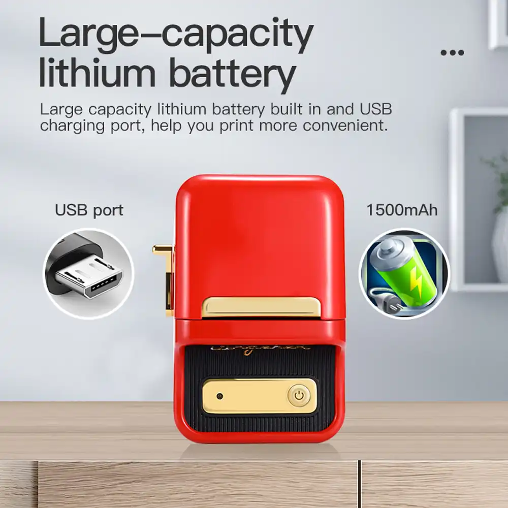 mini barcode label printer