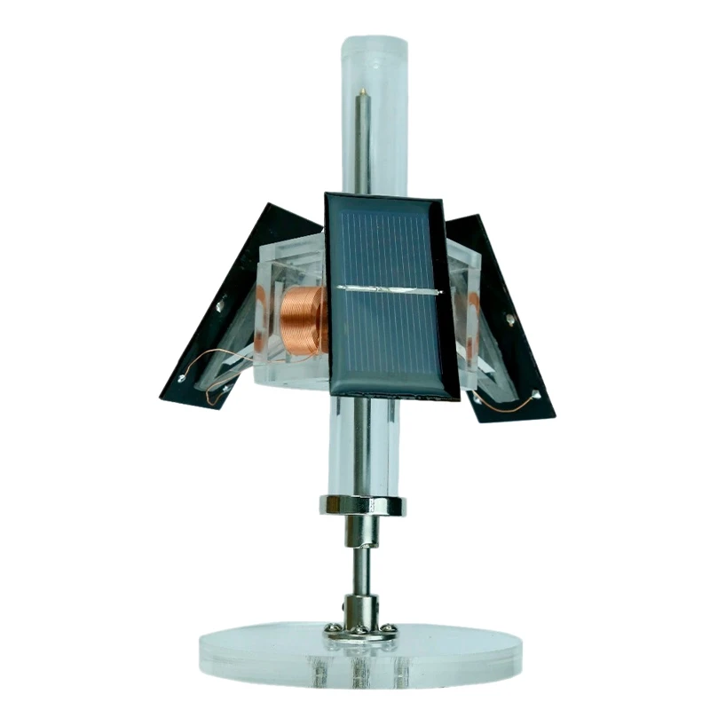 

Magnetic Levitation Solar Motor Three-Sided Vertical Brushless Motor Diy Teaching Model / Scientific Experiment