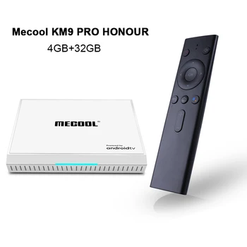 

Mecool KM9 PRO HONOUR Android 9.0 TV Box Amlogic S905X2 4GB 32GB 2.4G/5G Dual Band WiFi 100M LAN HD Media Player Voice Control