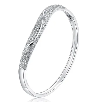 

S40CB64 Zircon bracelet with micro-inlay