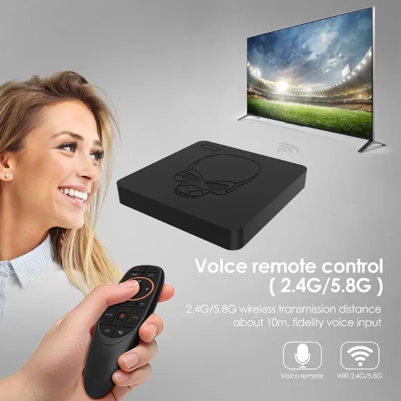 Smart tv Box Amlogic S922X 4G 64G BT 4,1 WiFi телеприставка для Beelink GT1-King