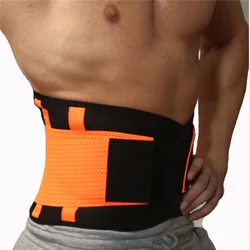 Waist Support Belt Trainer Women Men Adjustable Elastic Back Sweat Belts Gym Waist Protector Weight Lifting Sports Body Shaper