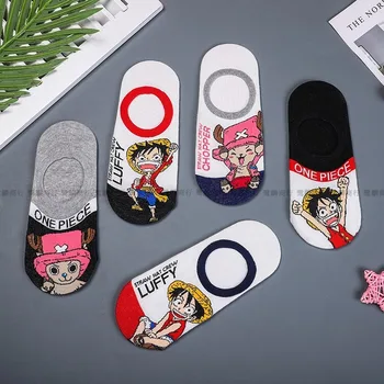 

Colorful Sock for Woman No Show Adult Kawaii Ladies Soft Sox Cartoon ONE PIECE Socks Cotton Spring Summer Female Trendy Sokken