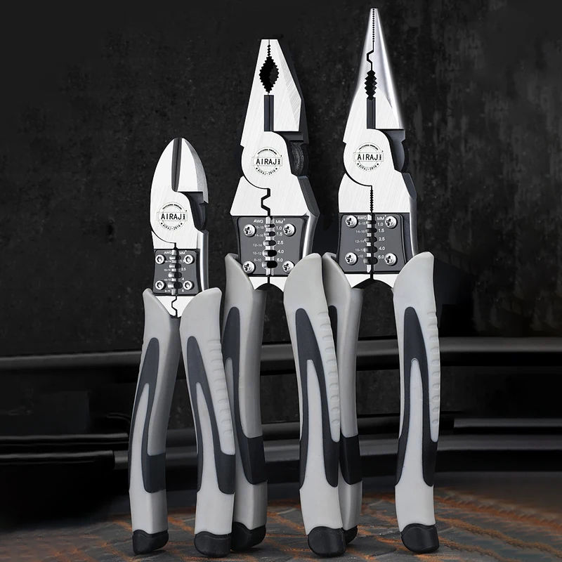 Universal Pliers Multifunctional Diagonal Pliers Needle Nose Pliers Wire Cutters Electrician
