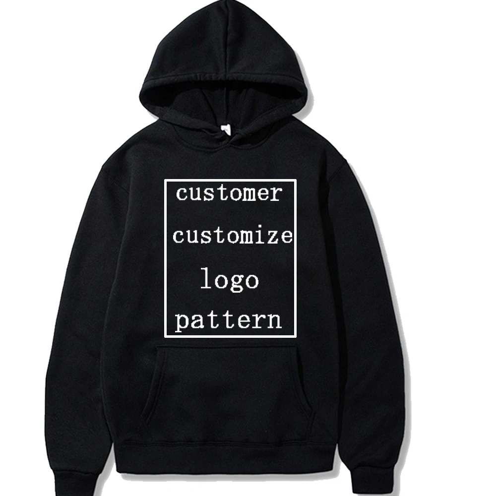 Custom Anime Hoodie Customer Customize Tops Logo Pattern Man and Woman