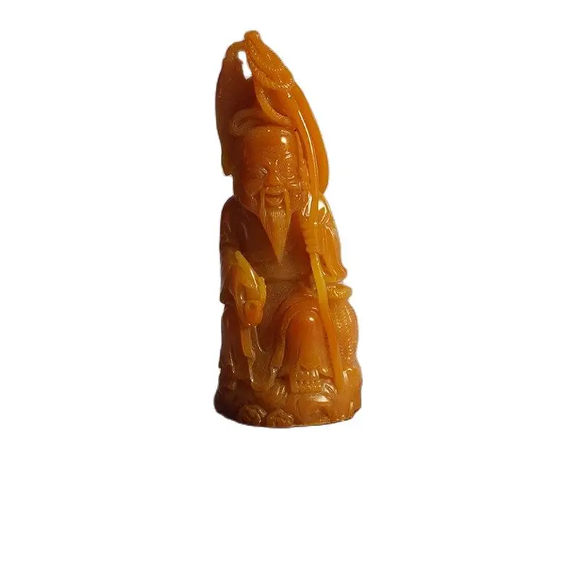 Stone Shoushan Carving Decoration Feng Shui Home Furnishing Fisherman Dai Crafts Collection Bag Mail | Дом и сад