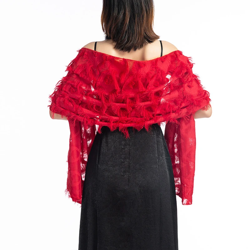 silk shawl for evening dress