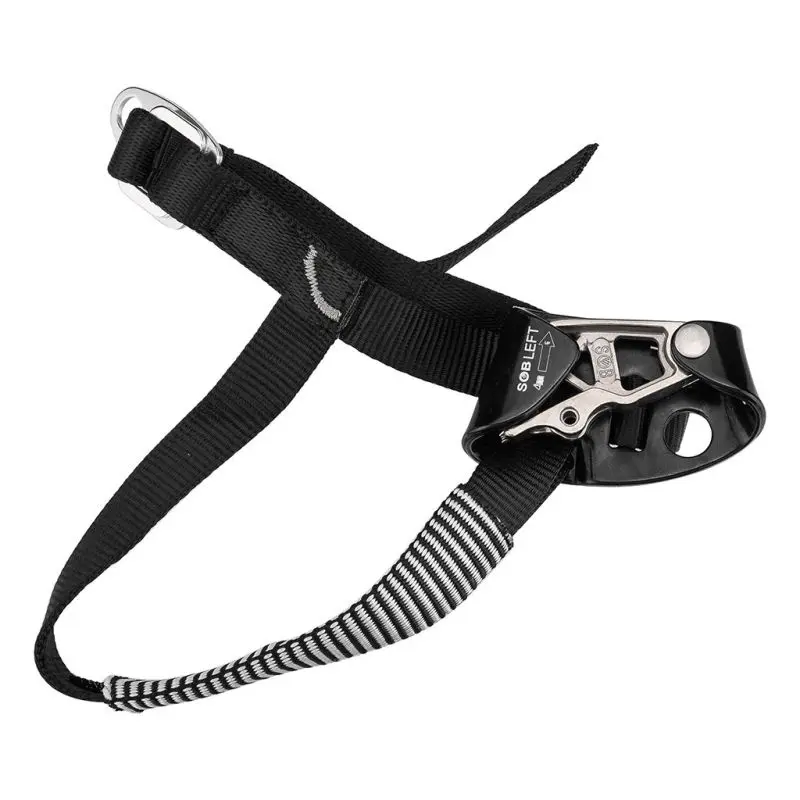 Альпинистская педаль Riser Right/Left Foot Loop Ascender протектор с ремнем безопасности веревка для скалолазания защитное устройство аксессуар - Цвет: B