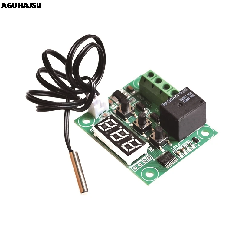 

1PCS W1209 DC 12V heat cool temp thermostat temperature control switch temperature controller thermometer thermo controller