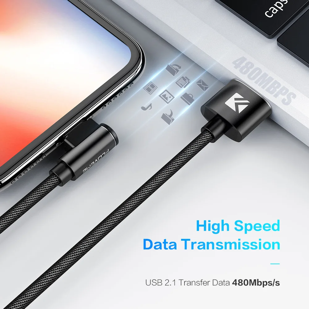 L-Line1 1 м Магнитный Micro USB кабель угол 90 градусов L форма нейлоновое плетеное зарядное устройство кабель для Micro USB порт для Apple iPhone