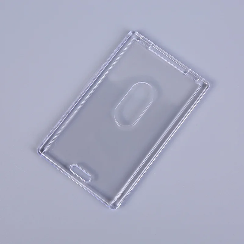 Clear Acrylic Office Staff Card Cover Case Protect Sleeve Girl Student Id Name Bus Holder | Багаж и сумки