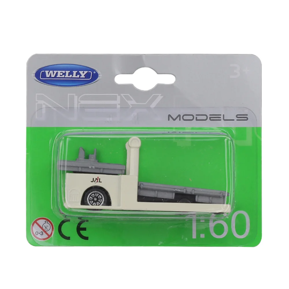 WELLY литья под давлением 1: 60 мини-модель автомобиля Toyota Corolla/аэропорт специальный автомобиль автобус, трактор, прицеп из сплава металла игрушечный автомобиль для детей Подарки - Цвет: Japan lBaggage Car