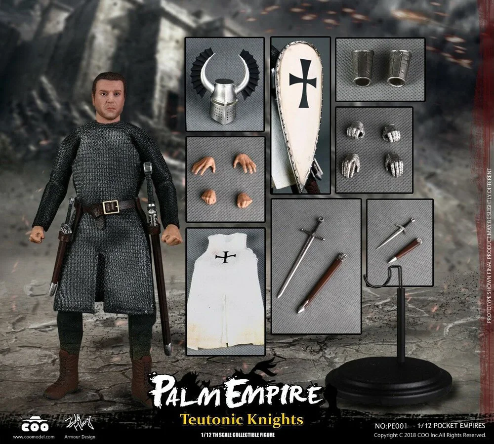 COOMODEL PE001 POCKET EMPIRES Warrior TEUTONIC KNIGHT 1/12 фигурка
