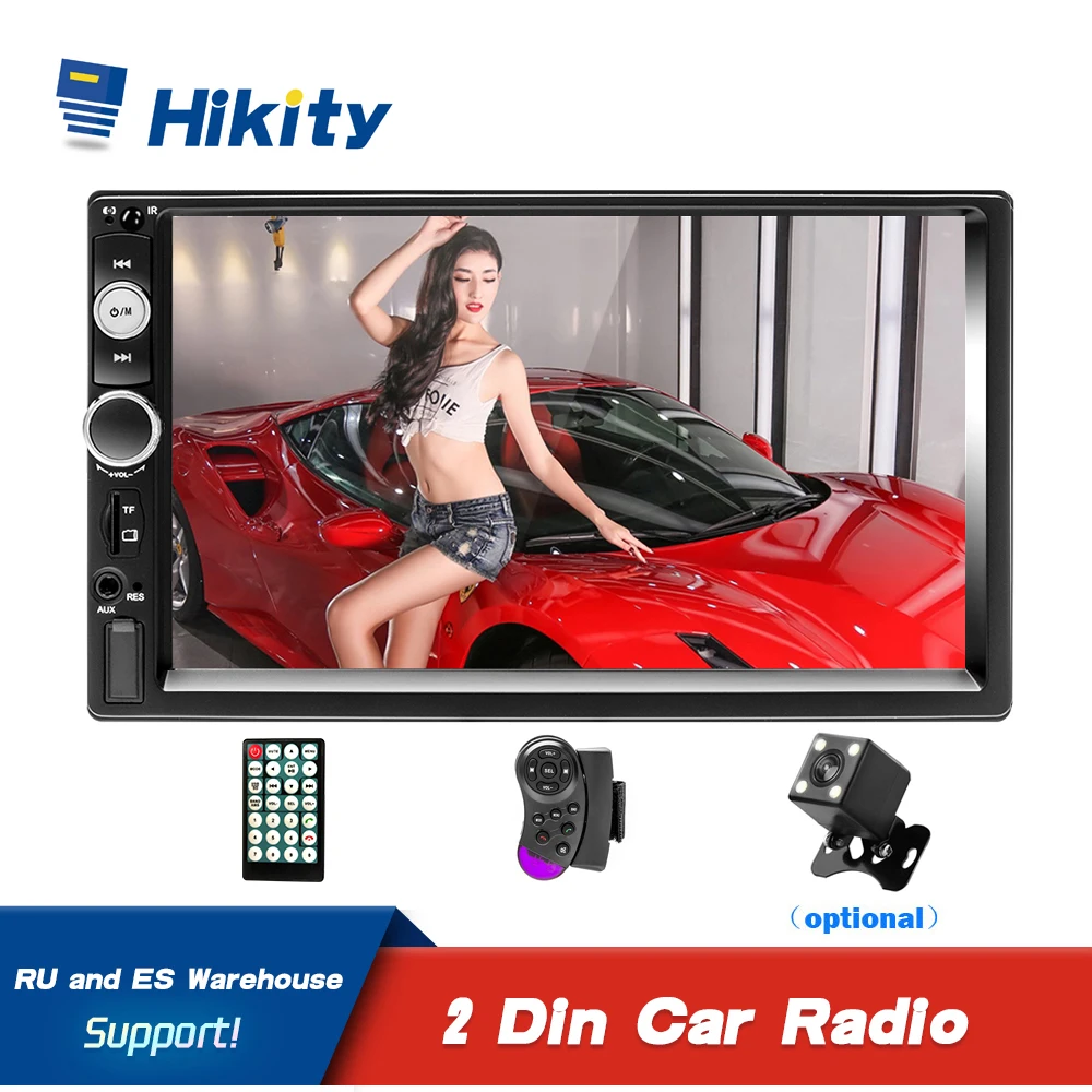 Автомагнитола Hikity 7023B мультимедийный MP5-плеер с сенсорным экраном 7 дюймов Bluetooth 12