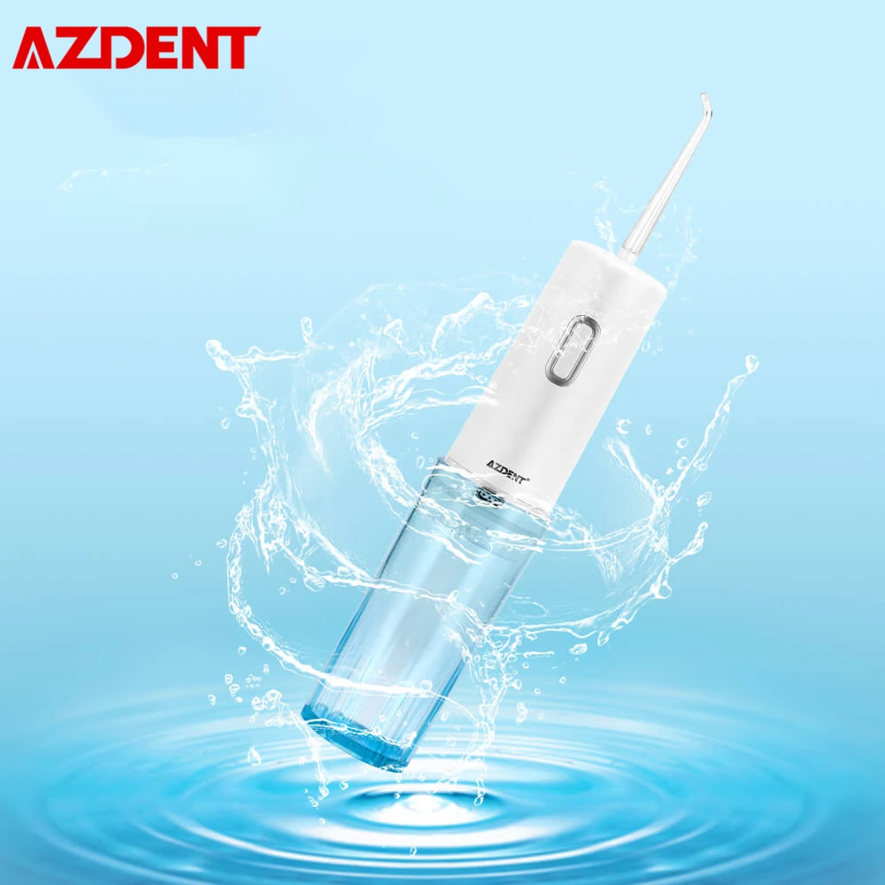 

AZDENT Oral Orrigator Water Dental Flosser USB Rechargeable Oral Cleaner Travel Portable Manual Operated Battery Operated 6 Type
