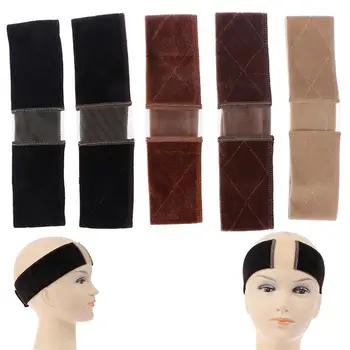 

Non-slip Adjustable Soft Velvet Women Lace Wig Grips Headband Hair Scarf Band Lace Parting Wig Grips Headband 5 colors