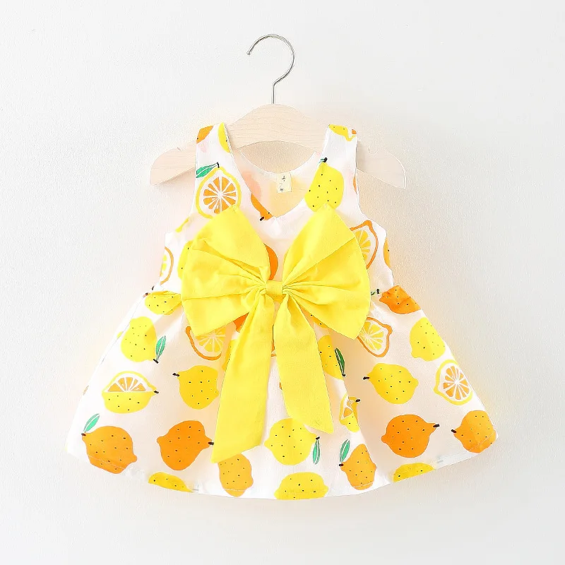 

Baby Girls Dress Summer 2018 New Style Girls Princess Dress Baby Children's Clothing Vest Skirt 1-2-3-Year-Old