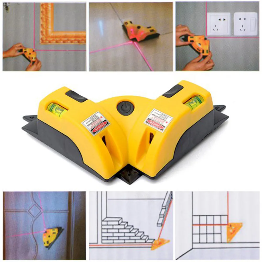 Pro-Vertical-Horizontal-nivel-laser-level-Line-Projection-Right-Angle-90-degree-HT091-Alignment-Layout-Tool