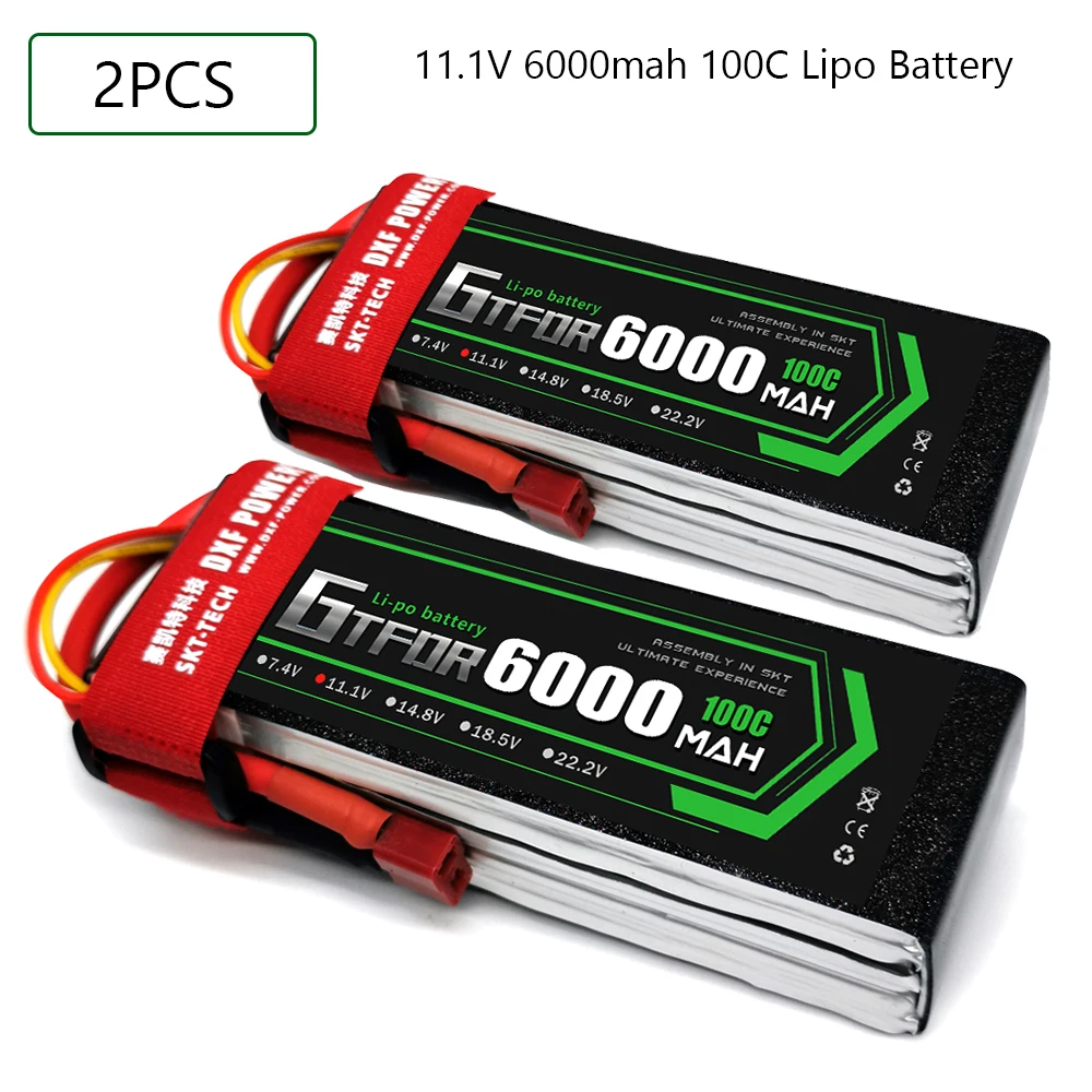 GTFDR 3S 11 1 V 6000mah 100C-200C Lipo батарея XT60 T Deans XT90 EC5 для FPV дрона самолета автомобиля