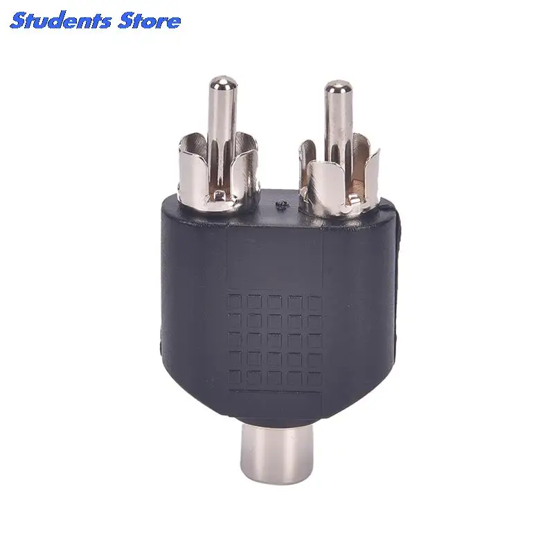 Audio Video Plug Connctor Y Splitter RCA 3.5 Stereo Female Jack to 2 Male plug Adapter Headphone Converter | Электроника