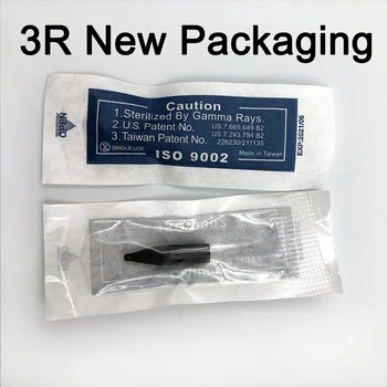 

50Pcs Hot Sale Prong Round Needles Caps Individually Packed Permanent Makeup Needle Tattoo Tips for Mosaic Merlin Tattoo Machine