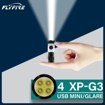 

200000lumens most powerful mini tactical led flashlight usb xpg3 led torch waterproof 18350 or 18650 battery rechargeable