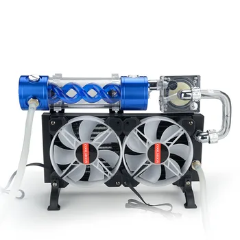 

Notebook one-piece water cooling set external modification game radiators 120 and 240 cold drainage water cooling heat dissipati