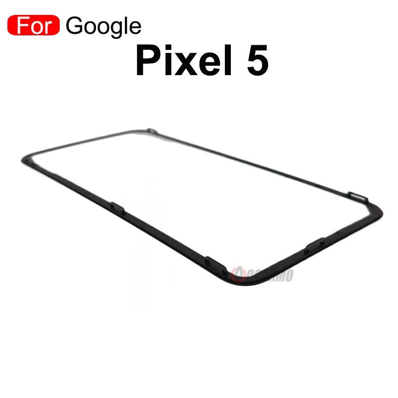 Google Pixel 5A 5 6 전면 스크린 스탠드 중간 베젤 프레임 LCD 디스플레이 브래킷 플라스틱 호더 교체 부품
