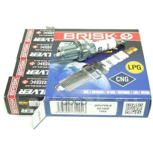 Свеча Зажигания Silver(Интервал Замены- Max. 30 000 Km) BRISK арт. DR17YS-9