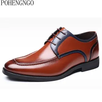 

Luxury Men's Formal Shoes leisure Business Dress Shoes Zapatos De Hombres A suit shoes Men Wedding Oxford shoes Big yards 38-48