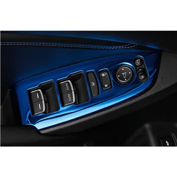 

For Honda Accord Sedan 10th 2018 2019 2020 Car Cover Door Window Glass Panel Armrest Lift Switch Button Trim Frame 4pcs