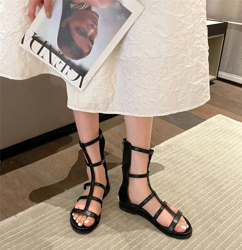 Share 77+ calf gladiator sandals dedaotaonec