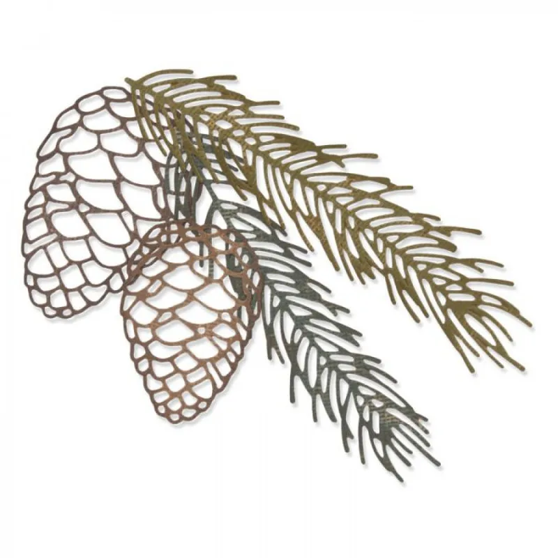 

2019 DIY New Layer Metal Cutting Dies and In Scrapbooking For Paper Making Pine Branch Embossing Frame Craft Card No Stamps Set
