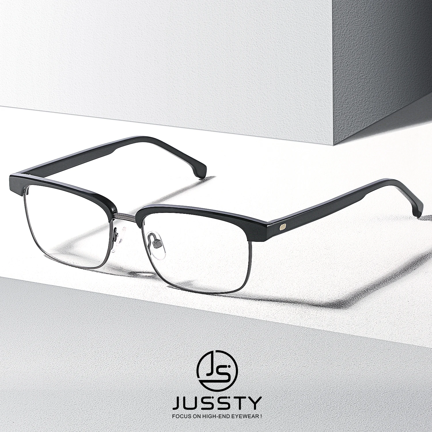 Italy Acetate Optical Prescription Eyeglasses Men Bifocal Progressive