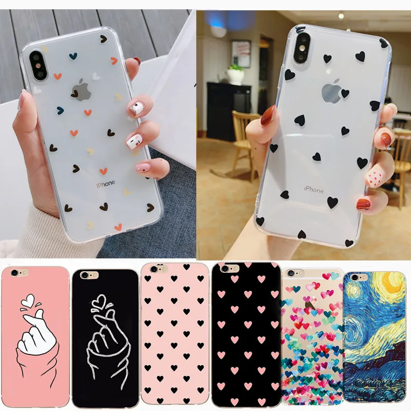 Модный чехол для телефона девочек iPhone XS 5 5S SE 2020 6 6s 7 8 Plus 11 Max Pro Женский Iphone XR