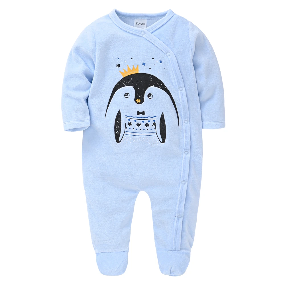 2022 Winter Newborn Baby Boys Romper Bebe Fille Onesies Velvet Warm Jumpsuit Baby Girls Clothing Toddler Clothing Roupa De Bebes Baby Bodysuits expensive Baby Rompers