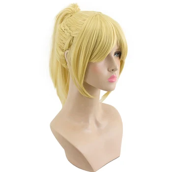 

DIFEI Cosplay Halloween Party Game Anime Fate / Apocrypha Mordred High Temperature Resistant Fiber Synthetic Wig Realistic