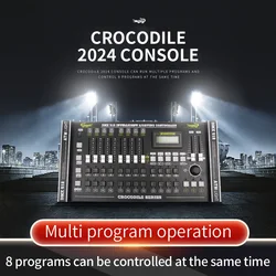 Contrôleur DMX 2024 DMX 512 pour éclairage de scène, Console de lumière DJ à tête mobile, 2024 pour éclairage de scène 