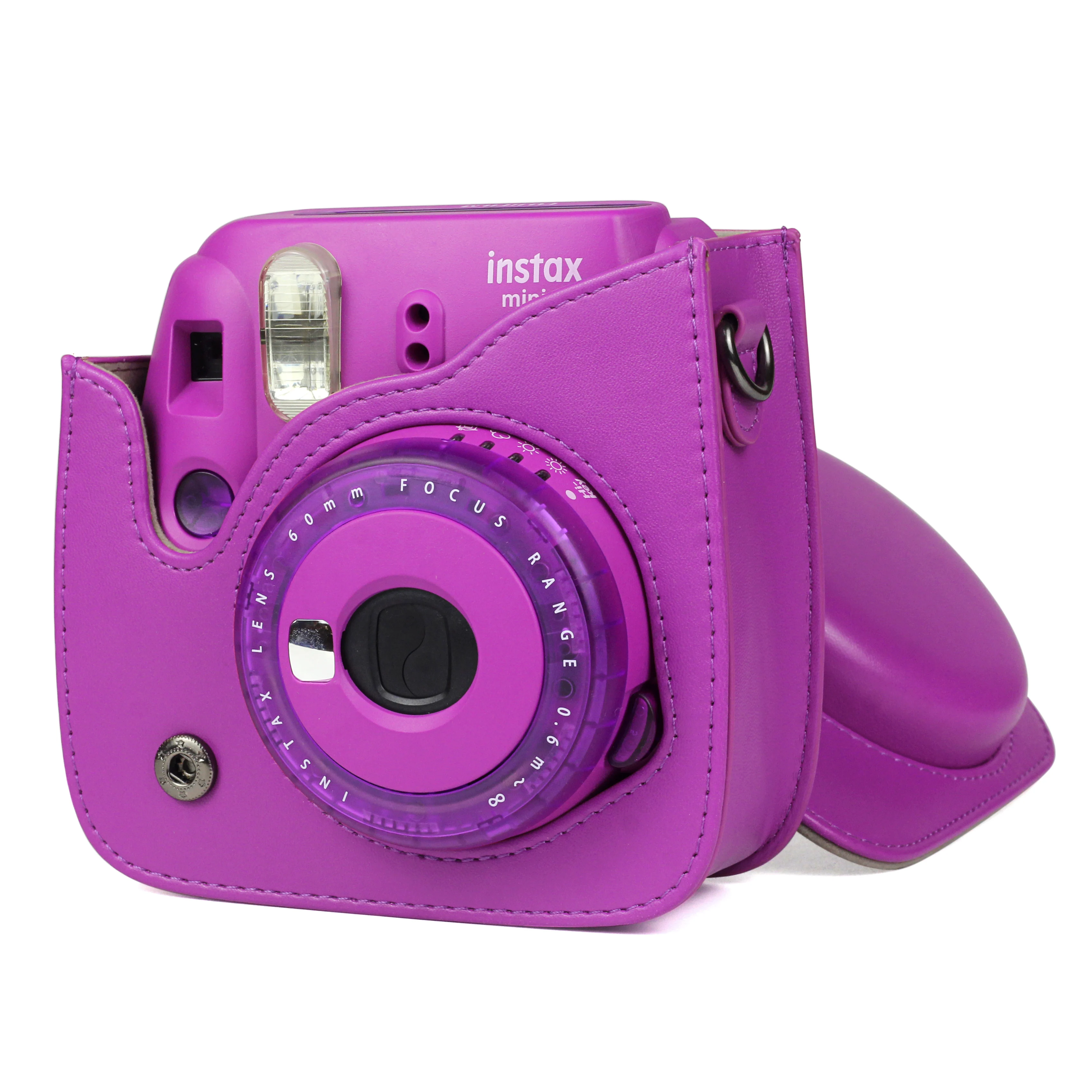 Винно-желтый Fujifilm Instax Mini пленочная камера+ 20 листов мини 9 белых пленок бумага+ Чехол-сумка+ альбом+ объектив крупным планом+ рамки