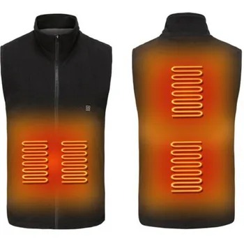 

Winter Heated Vest USB Skiing Heated Jacket Outdoor Hiking Heating Clothes Thermal Waistcoat Heating Vest for Men Women