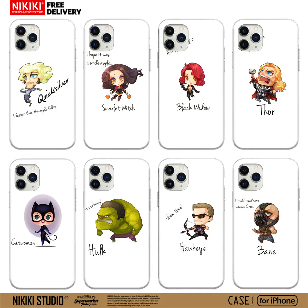

Cartoon tpu soft phone case cover for iphone 7 8 5 5s se 6 funda 6s Plus for iphone 11 pro x xs Max cases case funda xr