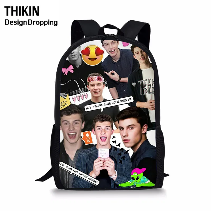 Tikin Mendes Shawn, школьный рюкзак для подростков, для девочек, для путешествий, вместительная посылка, сумка для покупок, женская сумка через плечо, Mochila - Цвет: 8