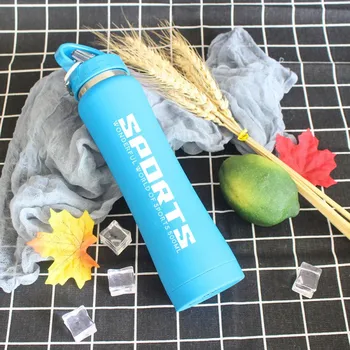 

Portable Practical Large Capacity Sport Bottles Stainless Steel Double Wall Drinking Straw Vacuum Cup 1pc