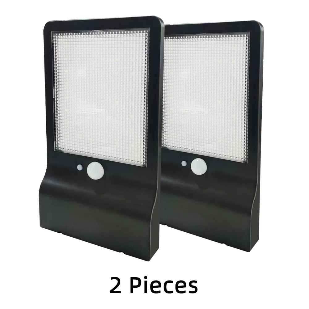 

2PCS 48LEDs Wall Light Solar Powered Motion Sensor Lamp 3 Working Modes Waterproof 2835SMD Outdoor Garden Waterproof Lighting