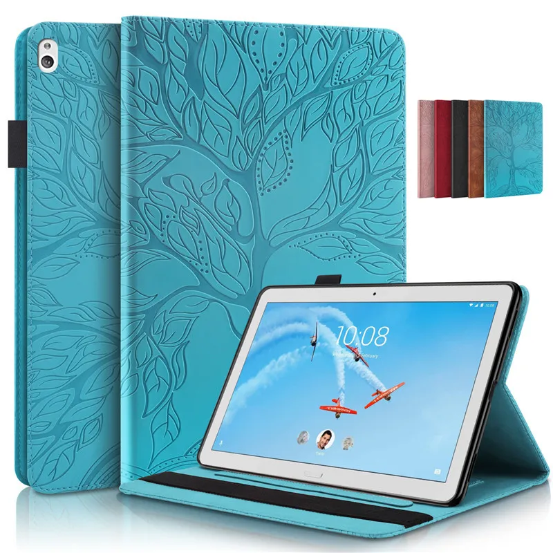 Albero 3D In Rilievo Per Lenovo Tab M10 M 10 Fhd Plus Tb X606X X606F X505X X505L X605F Custodia Tablet Cover Per Lenovo Tab M10 Plus