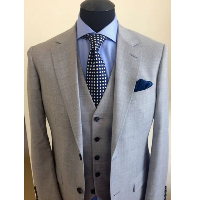 Custom-Made-Groomsmen-Light-Grey-Groom-Tuxedos-Notch-Lapel-Men-Suits-Wedding-Best-Man-Blazer-Jacket