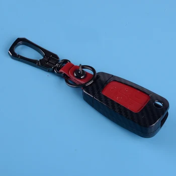 

CITALL Carbon Fiber Texture 5 Buttons Remote Key Case Fob Cover Holder Chain fit for Buick Encore Chevrolet Cruze GMC Terrain